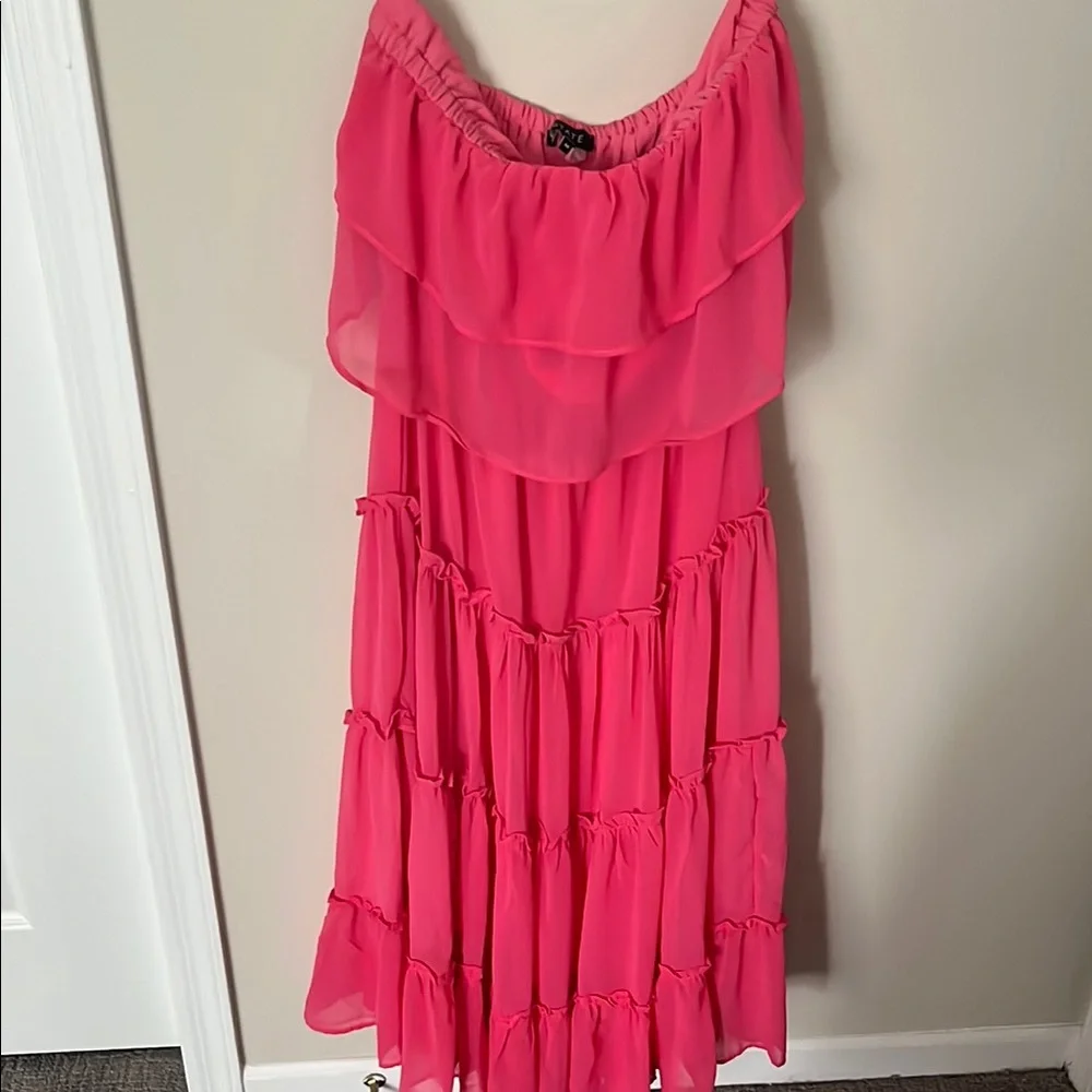 1. State Pink Ruffle Dress - Picture 2 of 2